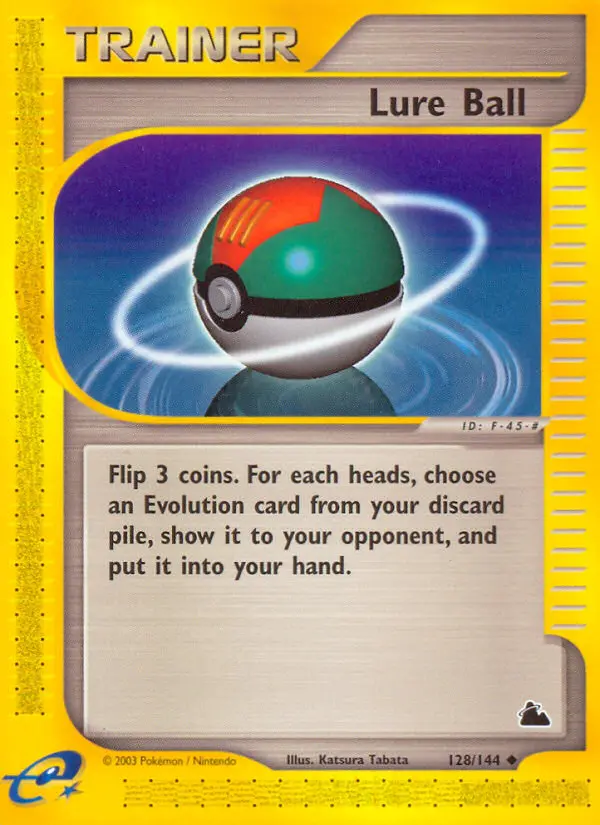 Lure Ball Uncommon rarity Skyridge Pokémon card price — $36.82