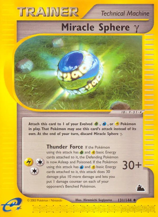 Miracle Sphere Gamma Uncommon rarity Skyridge Pokémon card price — $29.13