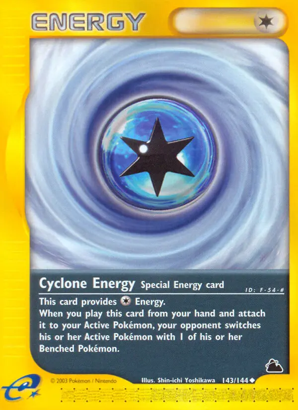Cyclone Energy Uncommon rarity Skyridge Pokémon card price — $63.80