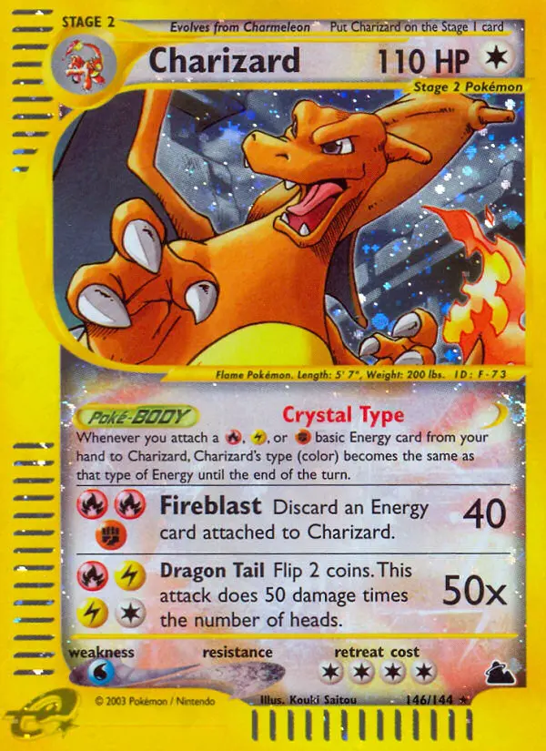 Charizard Secret Rare rarity Skyridge Pokémon card price — $5,502.60