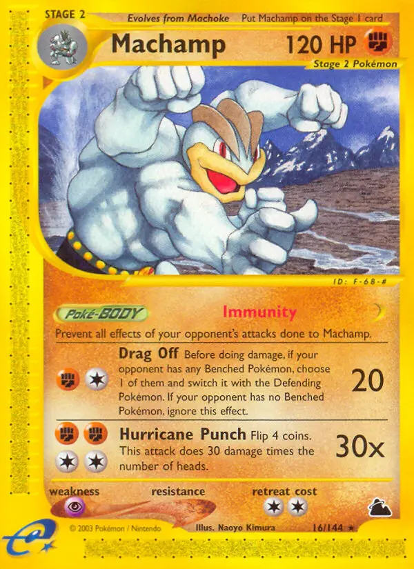 Machamp Rare rarity Skyridge Pokémon card price — $138.65