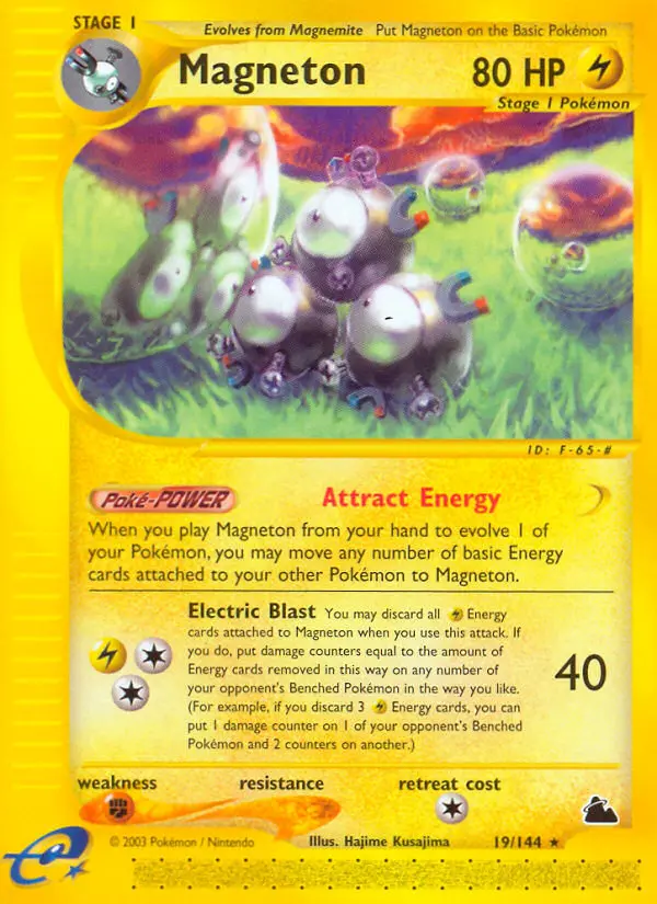 Magneton Rare rarity Skyridge Pokémon card price — $72.50