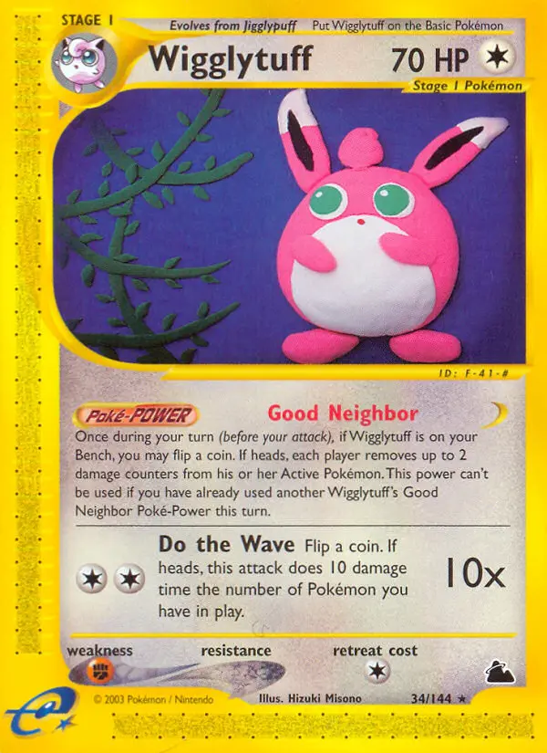 Wigglytuff Rare rarity Skyridge Pokémon card price — $199.99