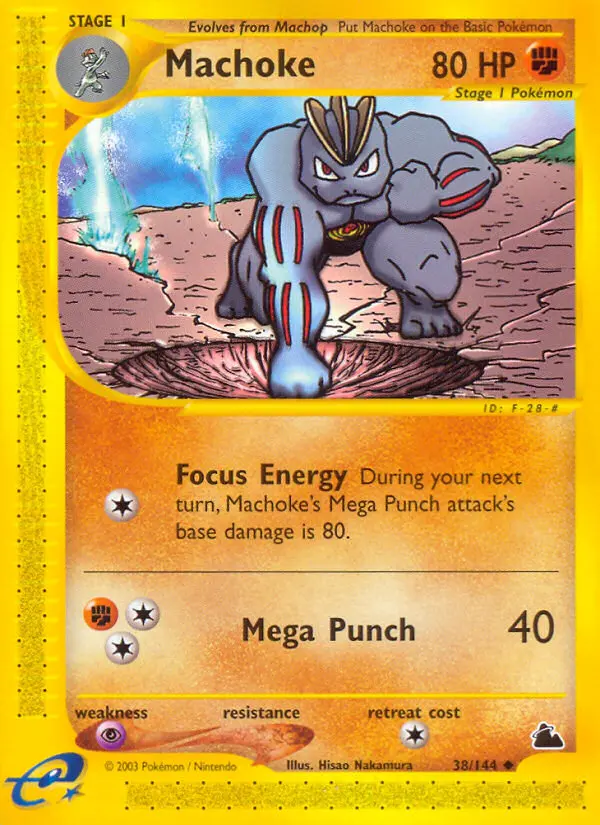 Machoke Uncommon rarity Skyridge Pokémon card price — $65.00