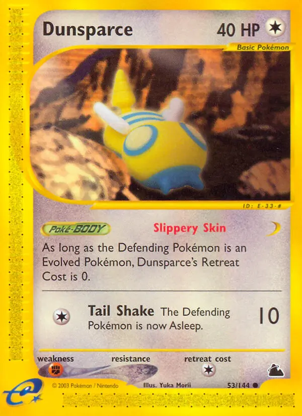Dunsparce Common rarity Skyridge Pokémon card price — $104.99