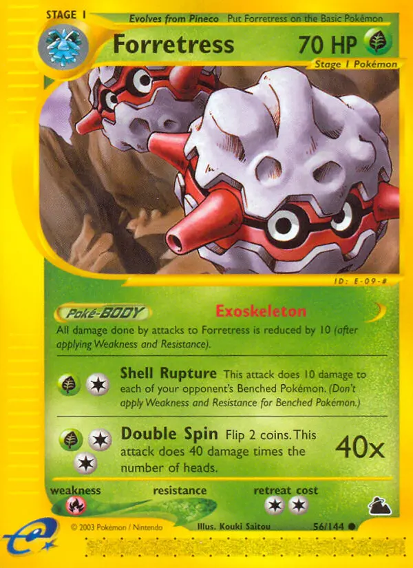 Forretress Common rarity Skyridge Pokémon card price — $32.54