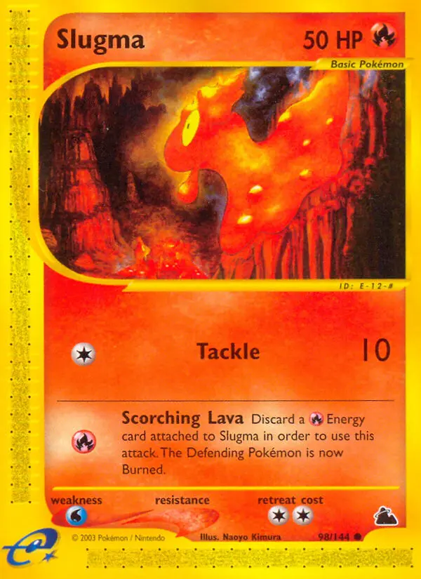 Slugma Common rarity Skyridge Pokémon card price — $69.97