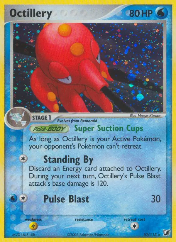 Octillery Rare rarity Unseen Forces Pokémon card price — $19.03