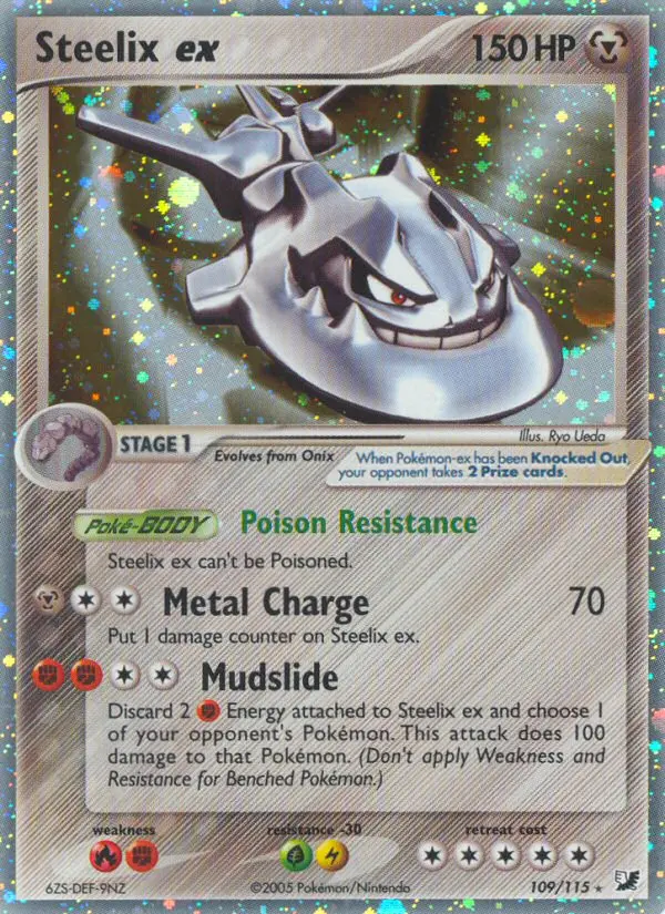 Steelix ex Rare rarity Unseen Forces Pokémon card price — $173.05