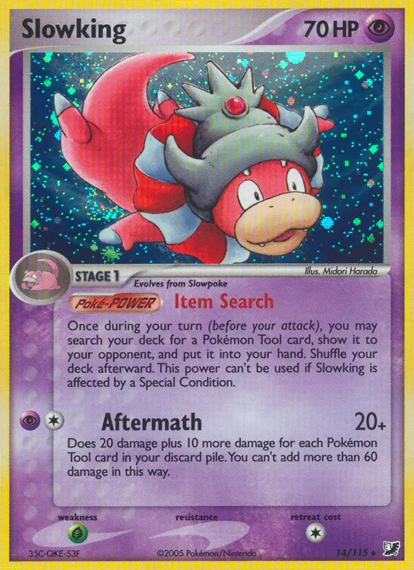 Slowking Rare rarity Unseen Forces Pokémon card price — $76.38
