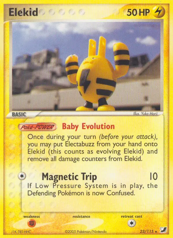 Elekid Rare rarity Unseen Forces Pokémon card price — $76.52