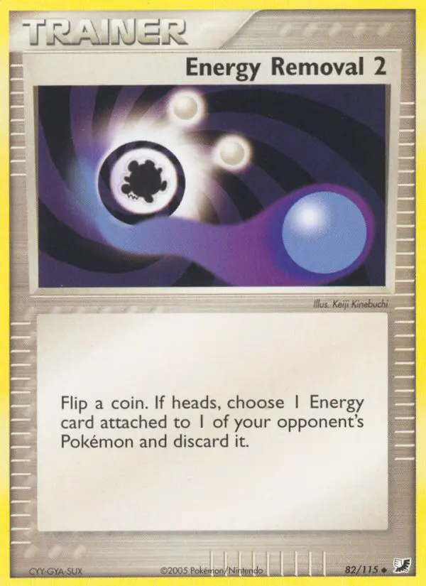 Energy Removal 2 Uncommon rarity Unseen Forces Pokémon card price — $4.14