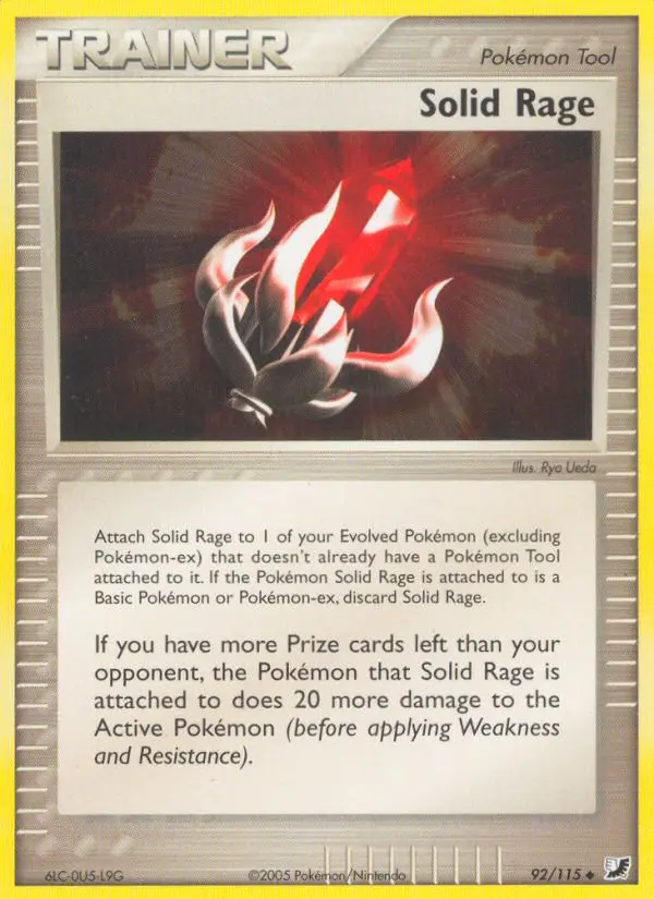 Solid Rage Uncommon rarity Unseen Forces Pokémon card price — $5.84