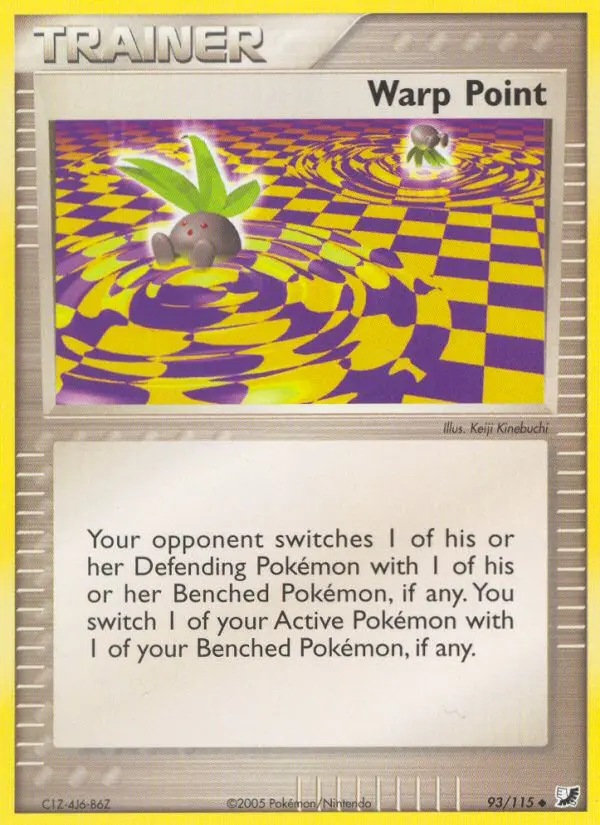 Warp Point Uncommon rarity Unseen Forces Pokémon card price — $12.97