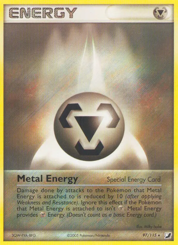 Metal Energy Rare rarity Unseen Forces Pokémon card price — $12.42