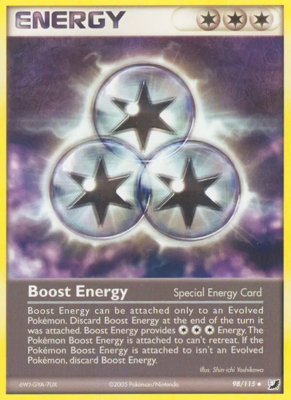 Boost Energy Uncommon rarity Unseen Forces Pokémon card price — $11.83