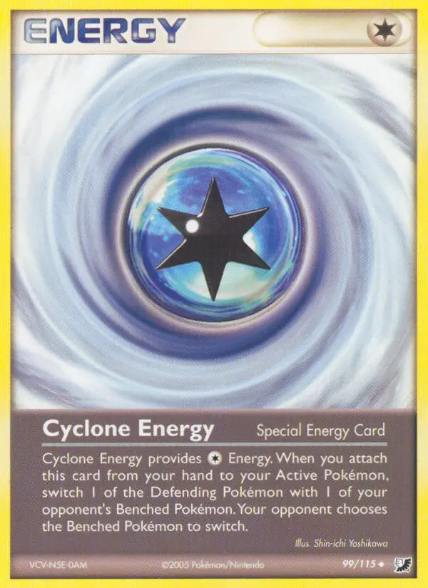 Cyclone Energy Uncommon rarity Unseen Forces Pokémon card price — $15.49