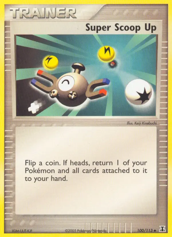 Super Scoop Up Uncommon rarity Delta Species Pokémon card price — $6.14