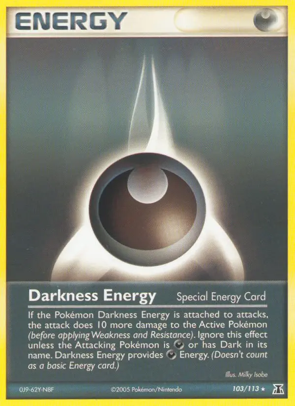 Darkness Energy Rare rarity Delta Species Pokémon card price — $8.03