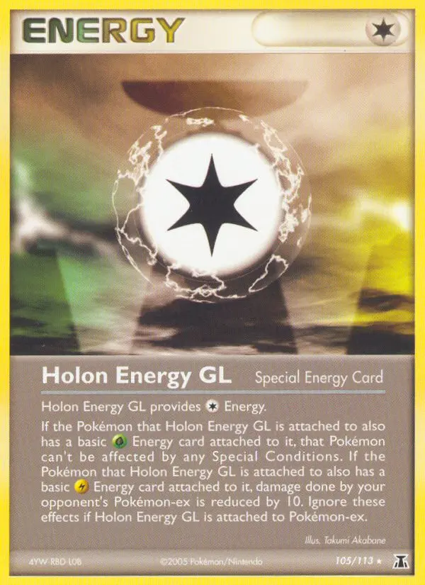 Holon Energy GL Rare rarity Delta Species Pokémon card price — $9.48