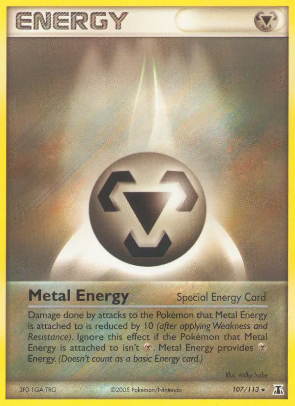 Metal Energy Rare rarity Delta Species Pokémon card price — $7.55