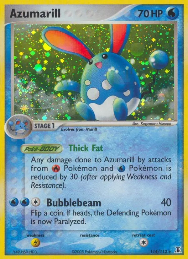 Azumarill Secret Rare rarity Delta Species Pokémon card price — $69.50