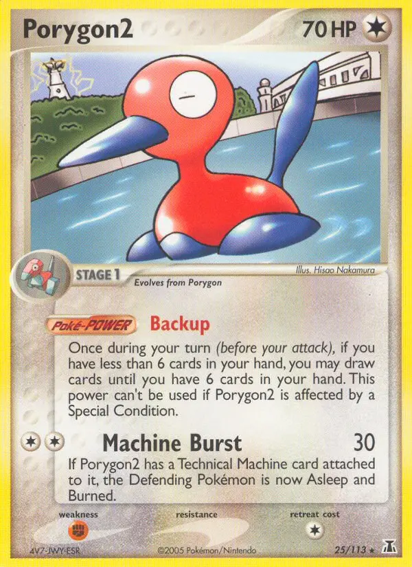 Porygon2 Rare rarity Delta Species Pokémon card price — $35.47