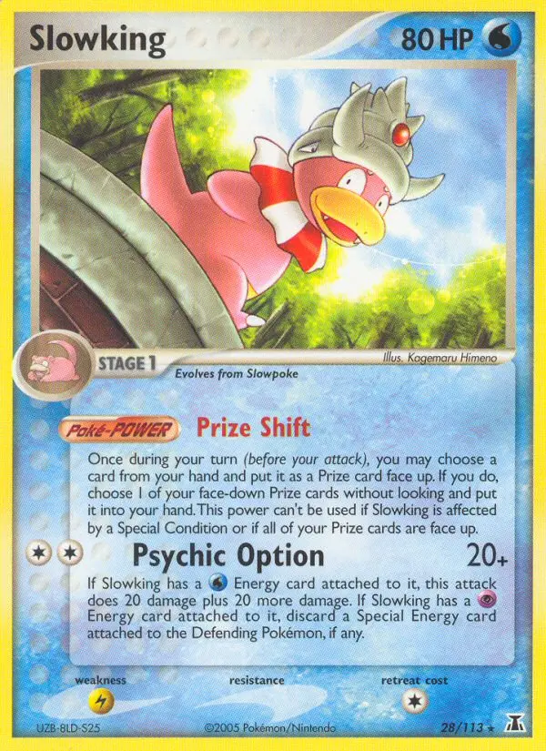Slowking Rare rarity Delta Species Pokémon card price — $68.25