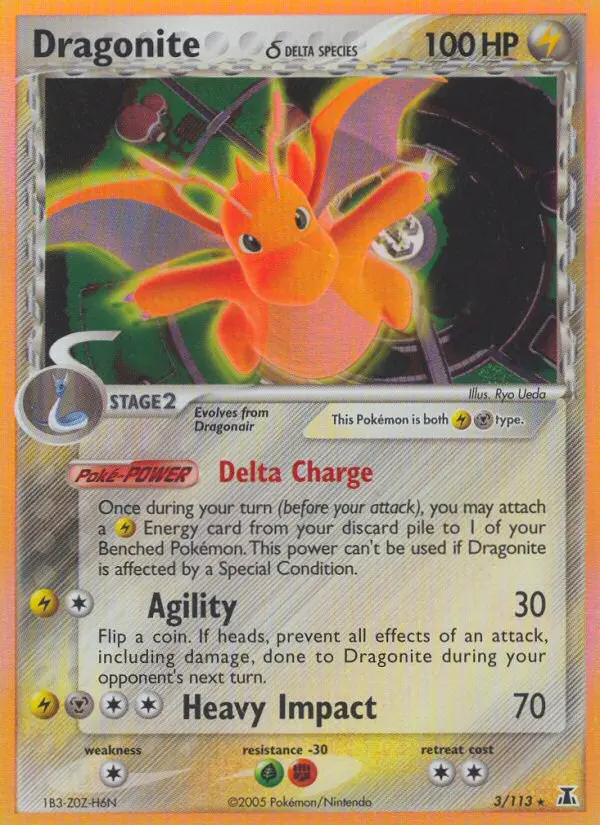Dragonite δ Rare rarity Delta Species Pokémon card price — $64.94