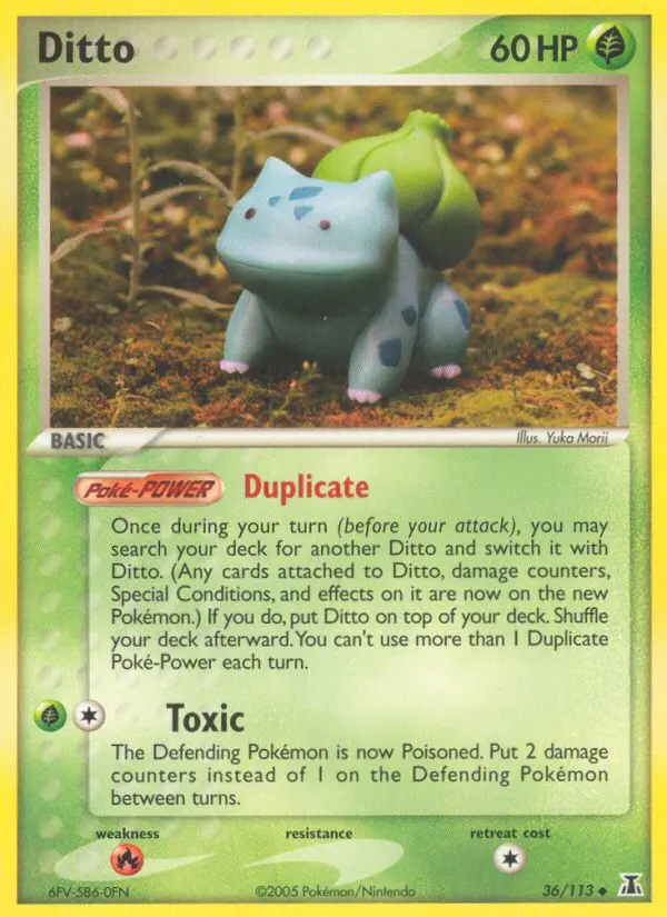 Ditto Uncommon rarity Delta Species Pokémon card price — $128.00