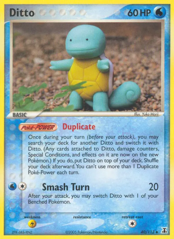 Ditto Uncommon rarity Delta Species Pokémon card price — $322.50