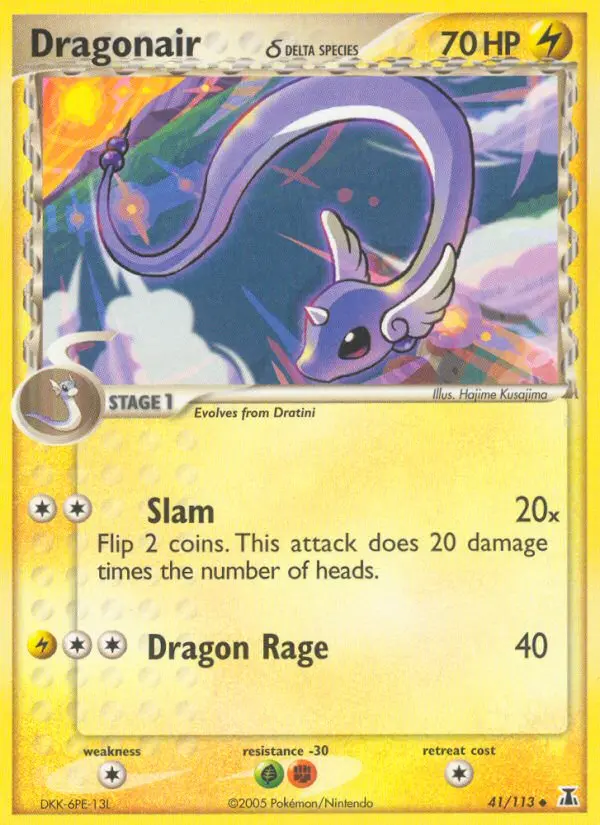 Dragonair δ Uncommon rarity Delta Species Pokémon card price — $3.50
