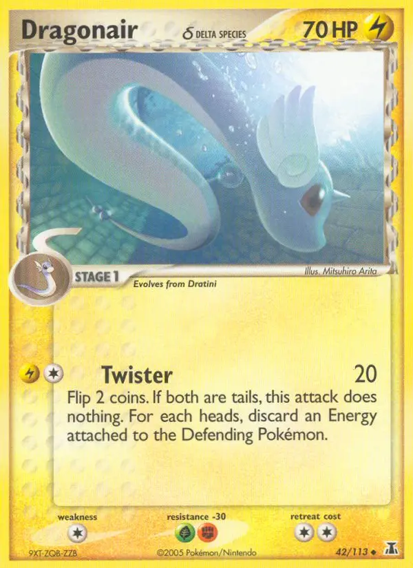 Dragonair δ Uncommon rarity Delta Species Pokémon card price — $3.50