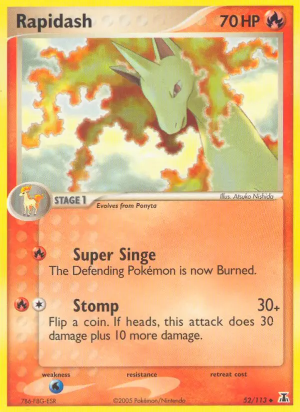 Rapidash Uncommon rarity Delta Species Pokémon card price — $41.67