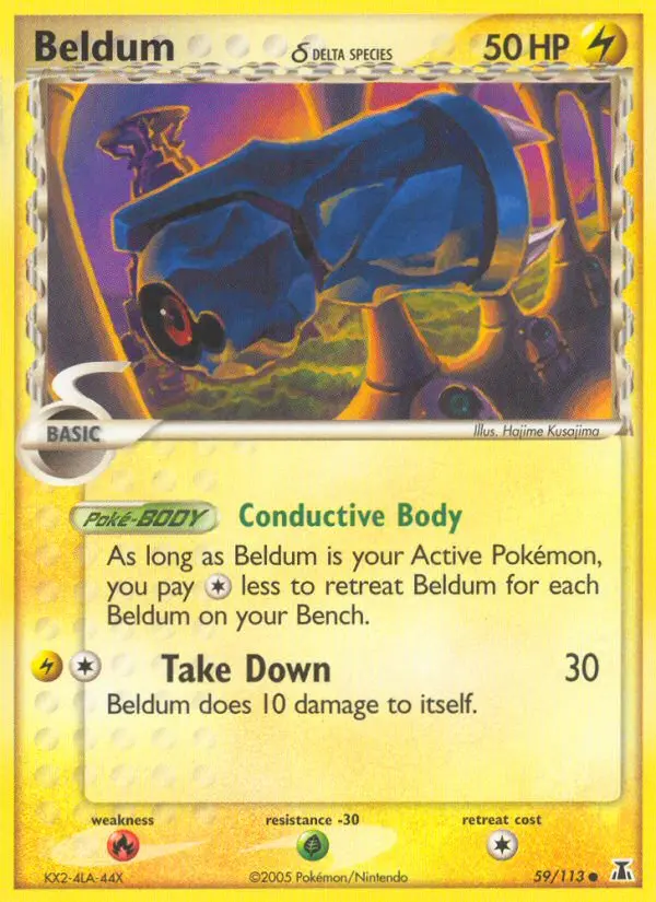 Beldum δ Common rarity Delta Species Pokémon card price — $0.84