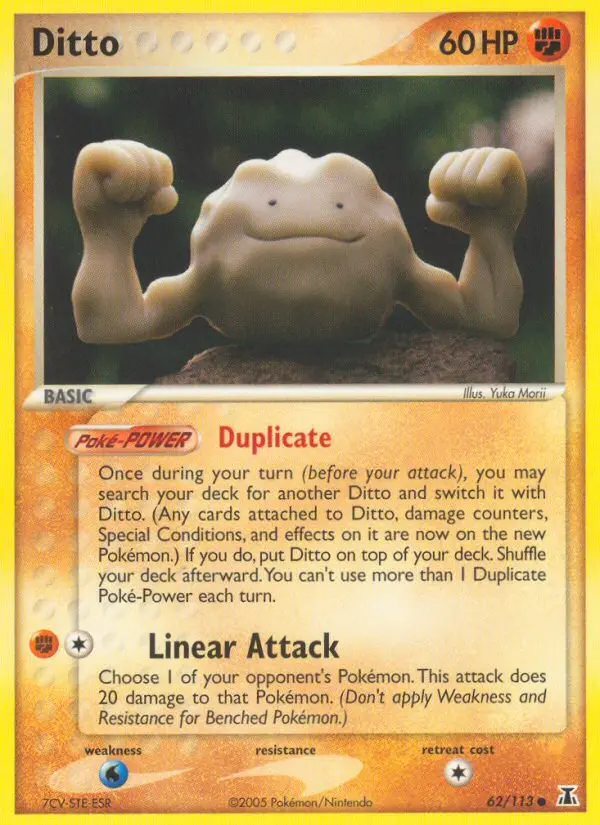Ditto Common rarity Delta Species Pokémon card price — $179.75