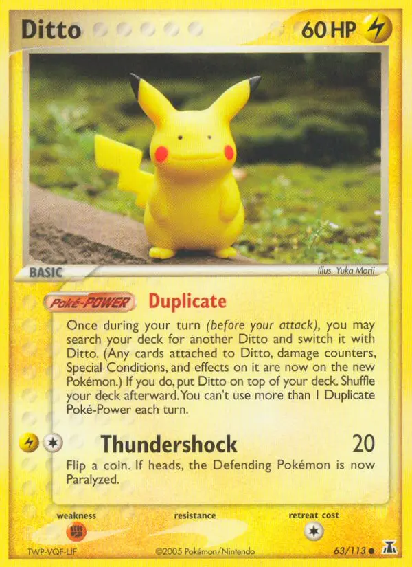 Ditto Common rarity Delta Species Pokémon card price — $232.66