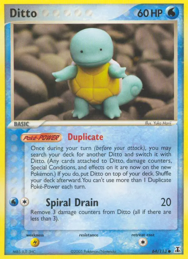 Ditto Common rarity Delta Species Pokémon card price — $162.44
