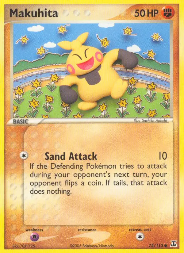Makuhita Common rarity Delta Species Pokémon card price — $17.63