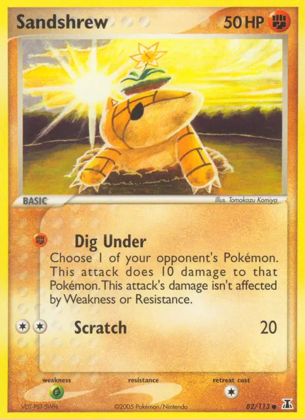 Sandshrew Common rarity Delta Species Pokémon card price — $63.75
