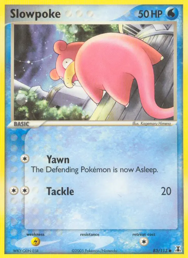 Slowpoke Common rarity Delta Species Pokémon card price — $66.47