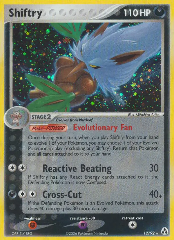 Shiftry Rare rarity Legend Maker Pokémon card price — $24.99