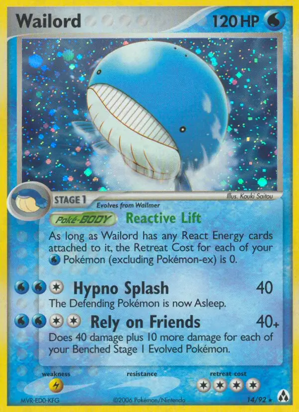 Wailord Rare rarity Legend Maker Pokémon card price — $53.36