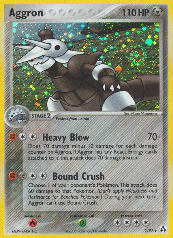 Aggron Rare rarity Legend Maker Pokémon card price — $51.25
