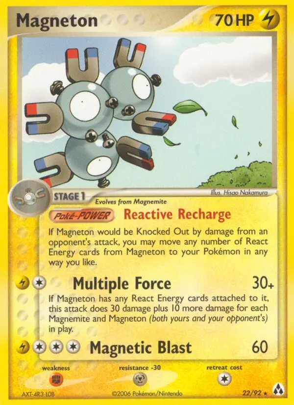 Magneton Rare rarity Legend Maker Pokémon card price — $39.33