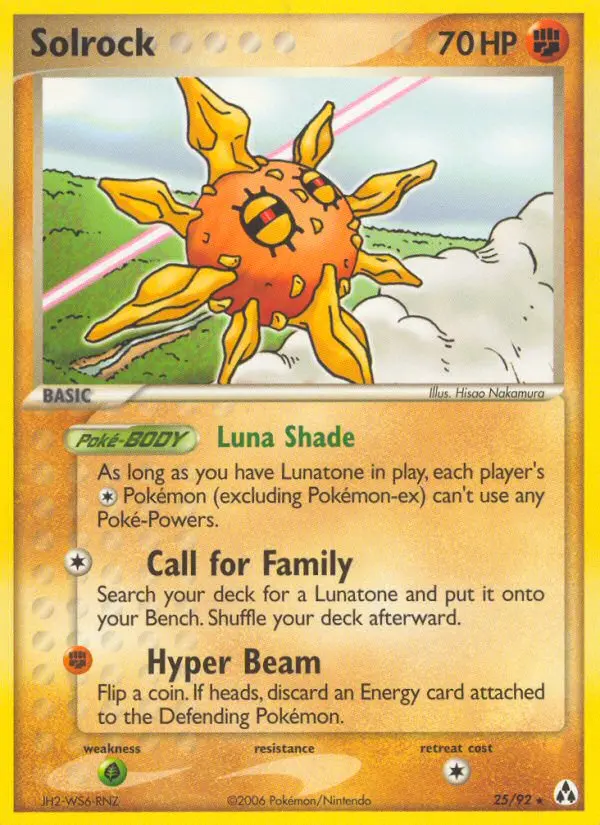 Solrock Rare rarity Legend Maker Pokémon card price — $26.34