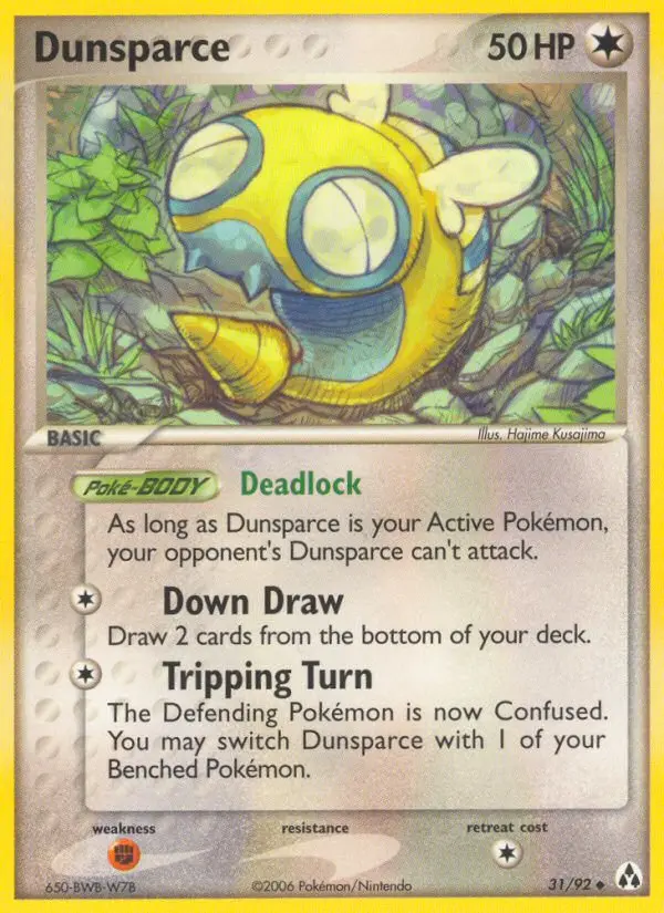 Dunsparce Uncommon rarity Legend Maker Pokémon card price — $17.50