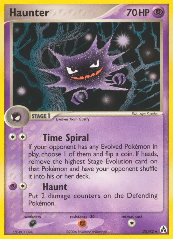 Haunter Uncommon rarity Legend Maker Pokémon card price — $119.75
