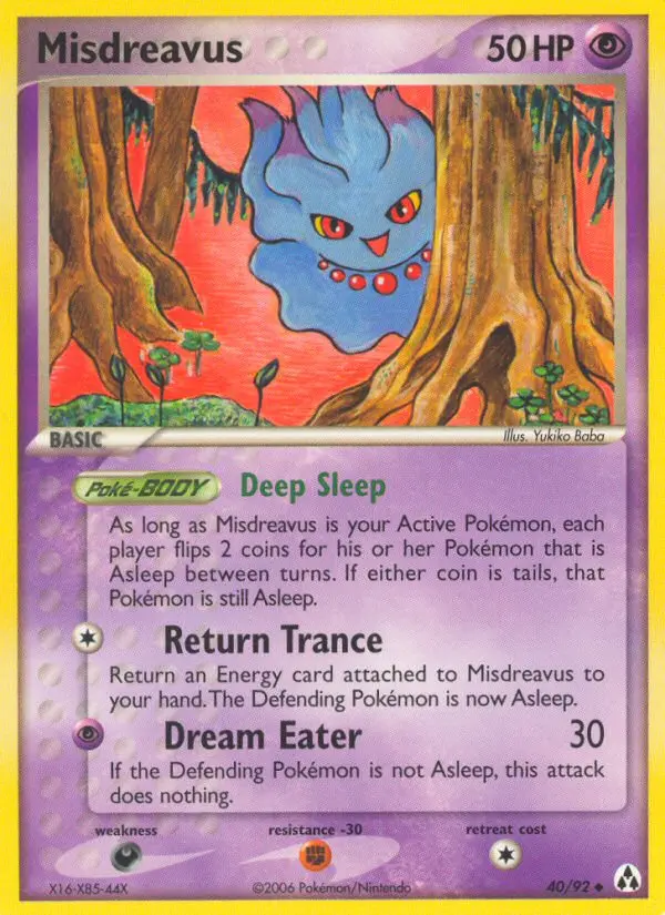 Misdreavus Uncommon rarity Legend Maker Pokémon card price — $21.78