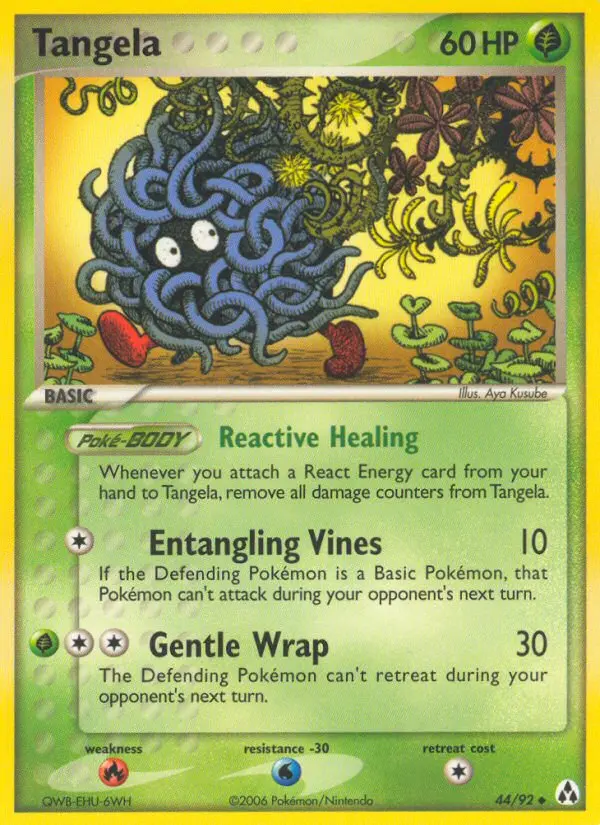 Tangela Uncommon rarity Legend Maker Pokémon card price — $60.00